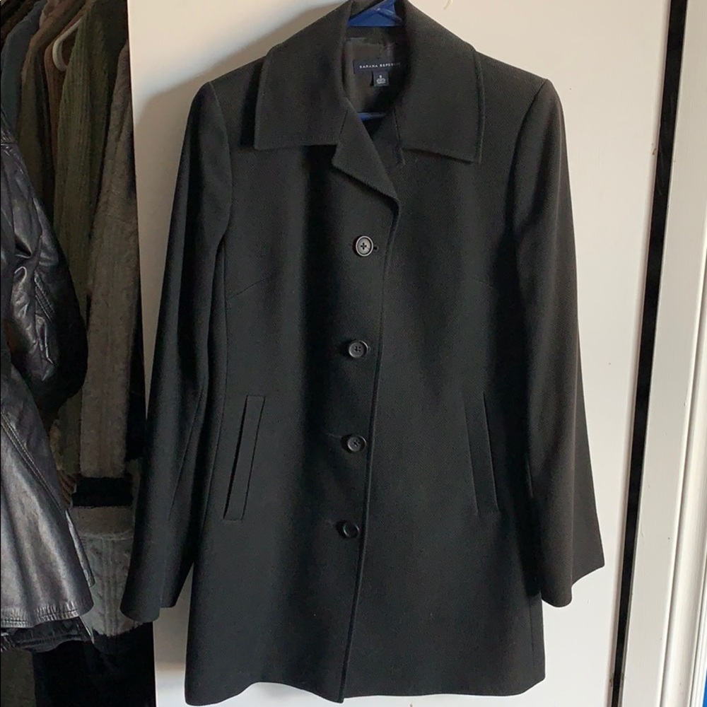 Banana Republic long fitted blazer